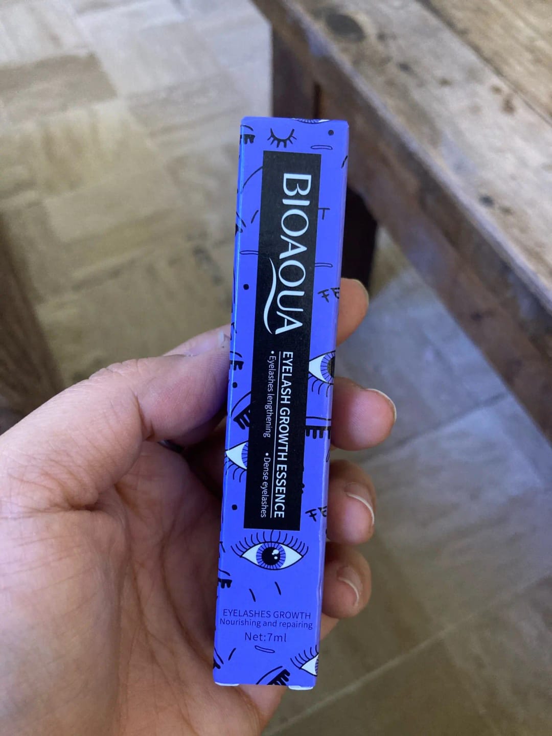 Customer photo review of Luxe Eyelash Growth Serum For Lengthening And Thickening With Nourishing Glycerin Formula — Clear | KIMLUD