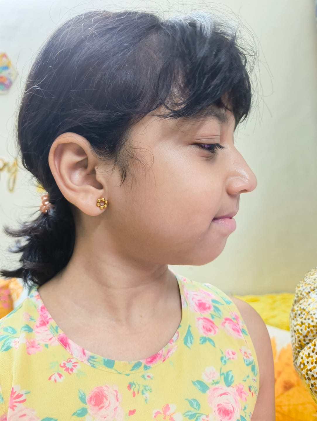 Customer photo review of Classic Chic Stud Earrings