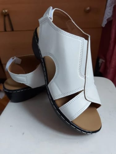 Customer photo review of Summer Women Wedge Shoes Orthopedic Sandals Comfort Ladies Shoes Sandalias De Mujer Plus Size Lightweight Beach Sandals