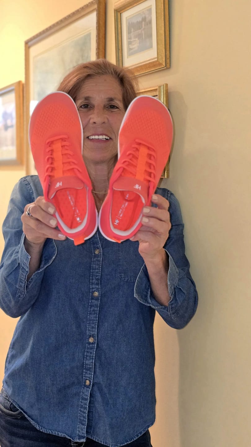 Customer photo review of HF Stride – Hands-Off & Ergonomic Barefoot Shoes (BOGO)