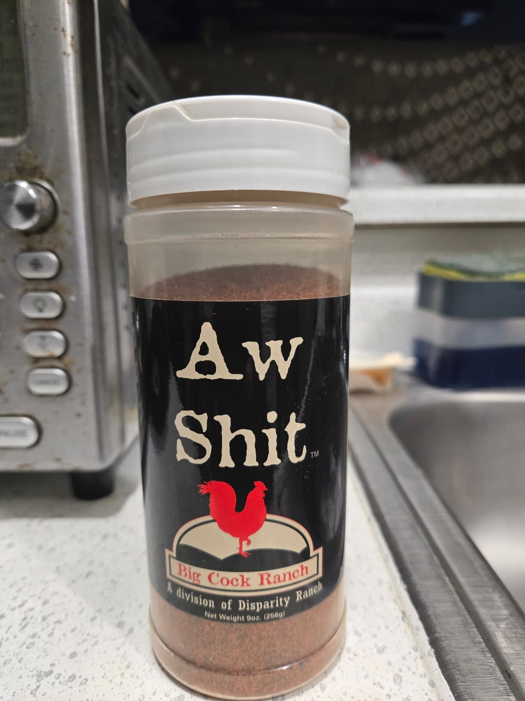 Customer photo review of Aw Shit Seasoning & Rub 13oz shaker