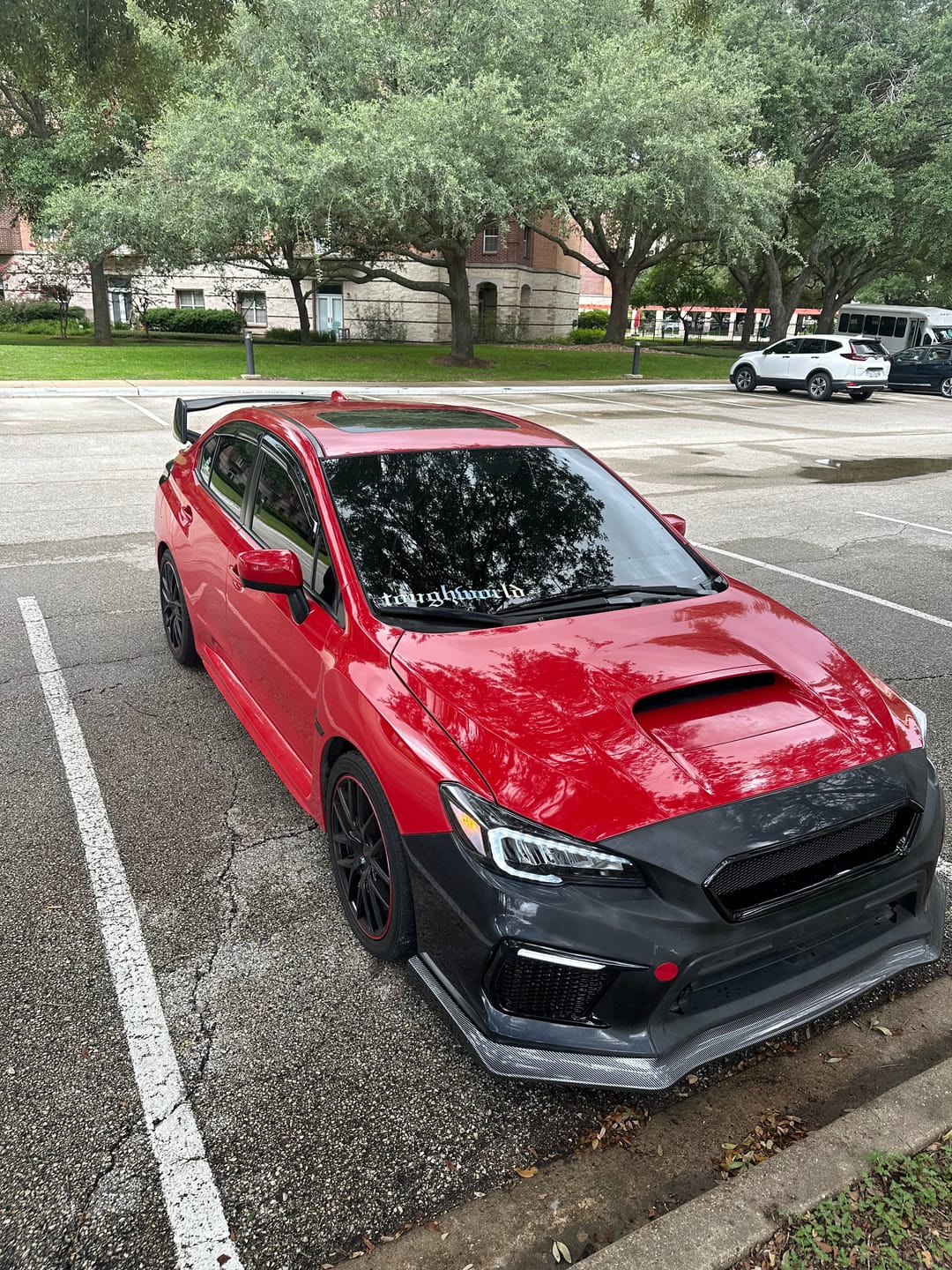 Customer photo review of 2018-21 Subaru WRX / STi CS Front Splitter Lip Ground Effect