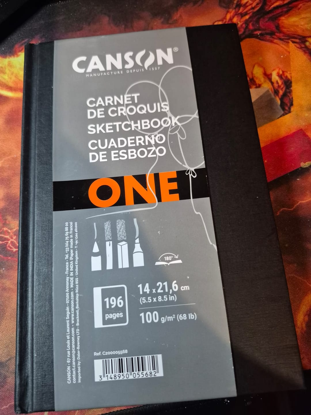 Customer photo review of Canson Art Book One - Libreta 21,6 x 27,9 cm 98 Hojas