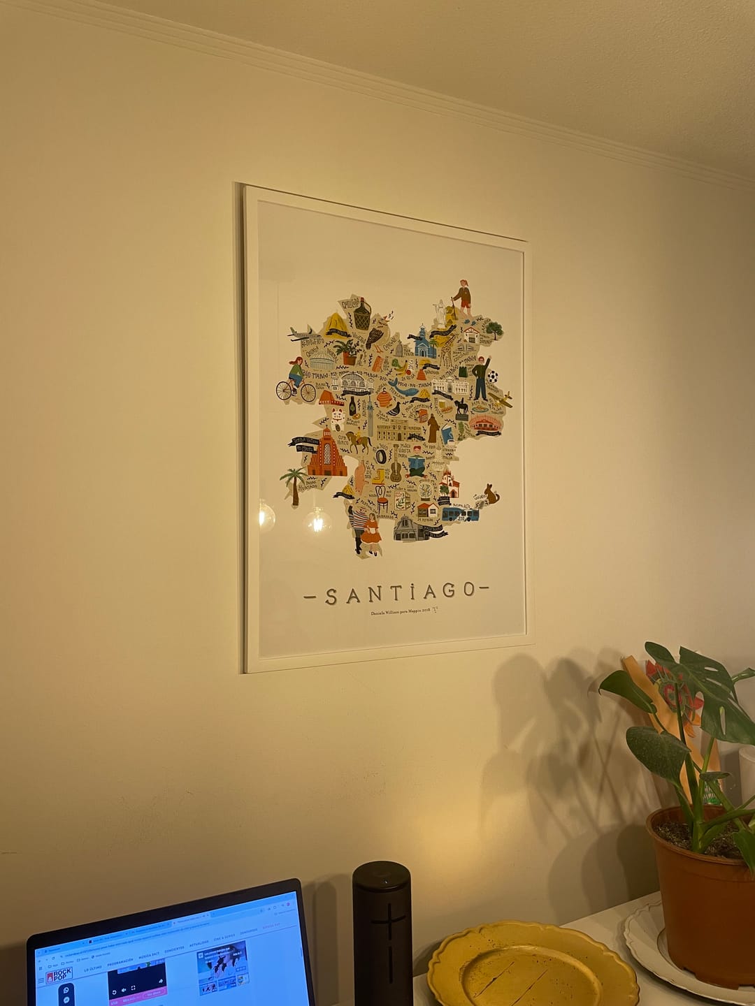 Customer photo review of Santiago Ilustrado - Lámina