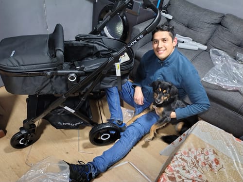 Customer photo review of Coche Cuna Paseo Vox Negro Bebesit