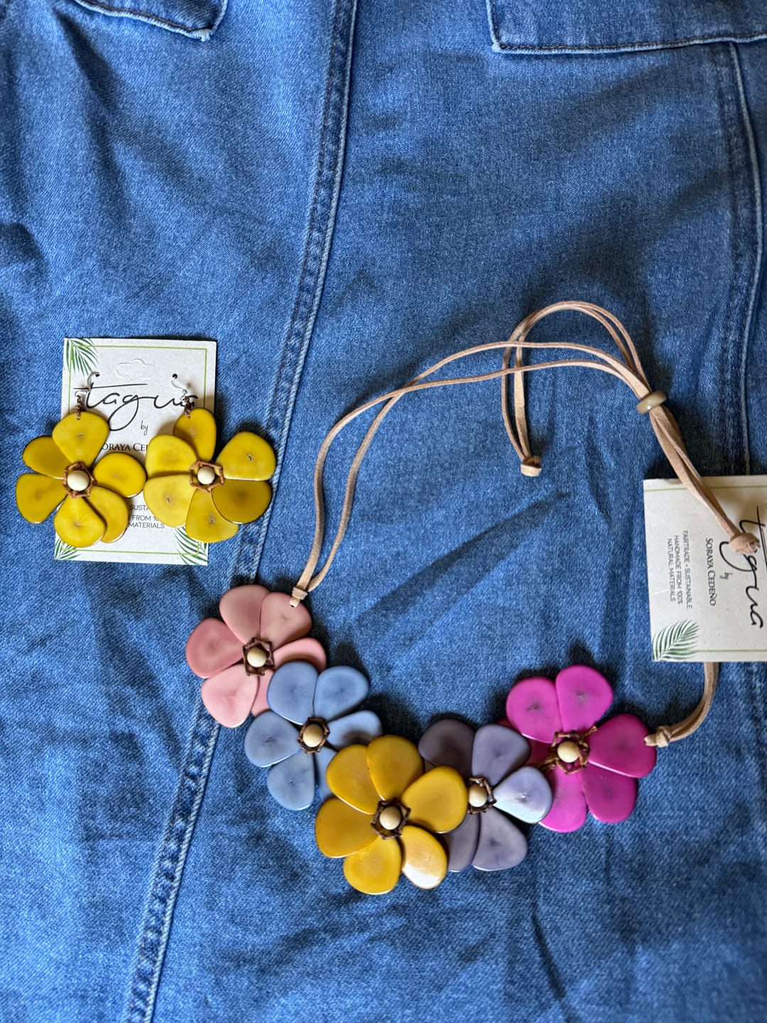 Customer photo review of Rosalia Earrings