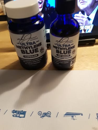 Customer photo review of Ultra Methylene Blue Capsules