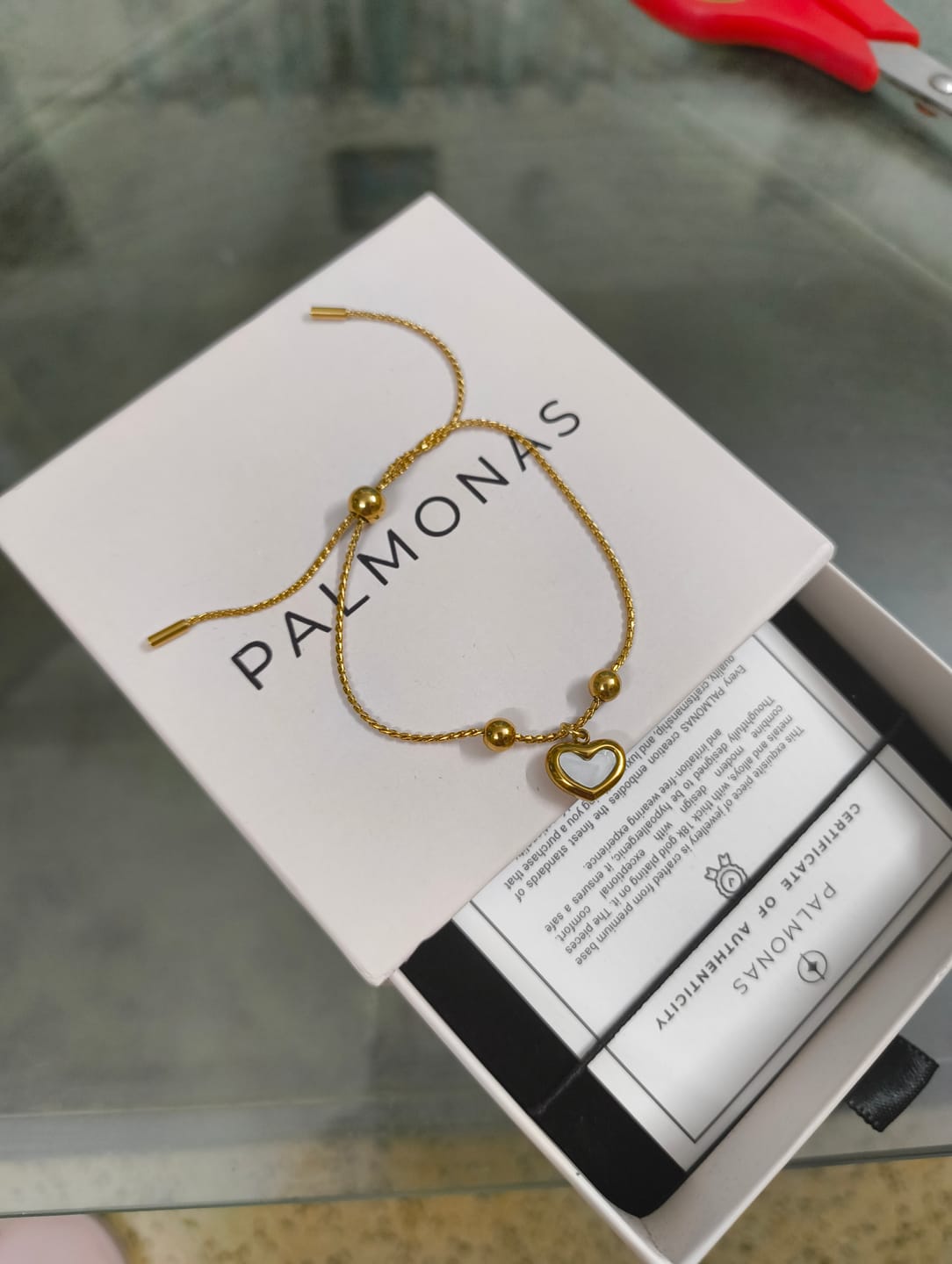 Customer photo review of Moonstone Love Bracelet