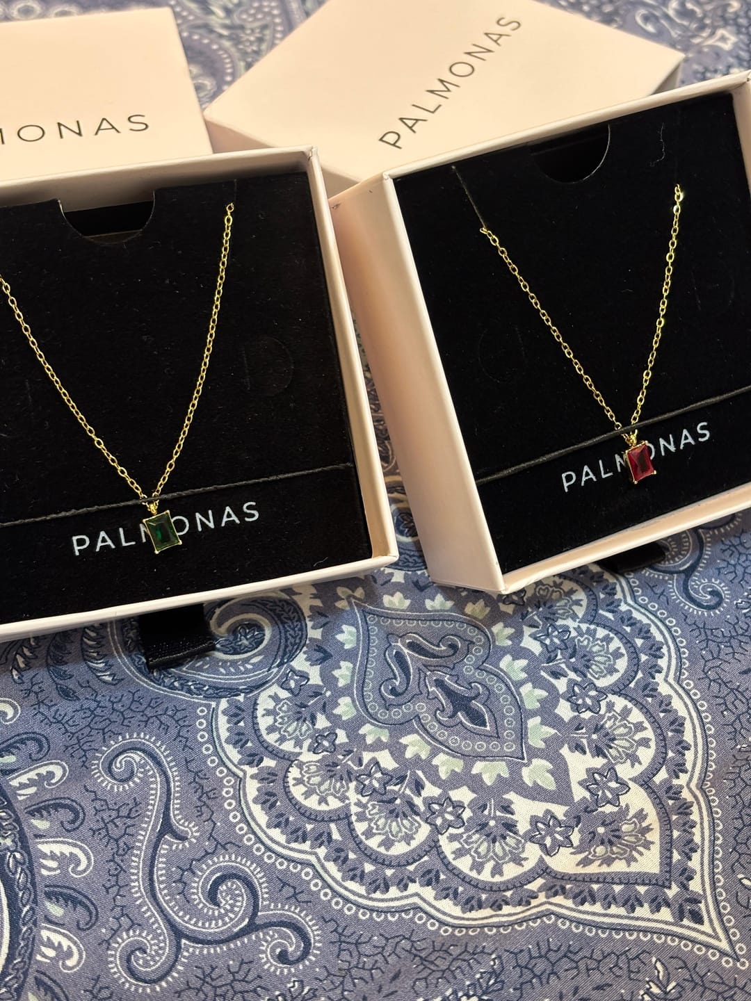 Customer photo review of Emerald Aventurine Necklace