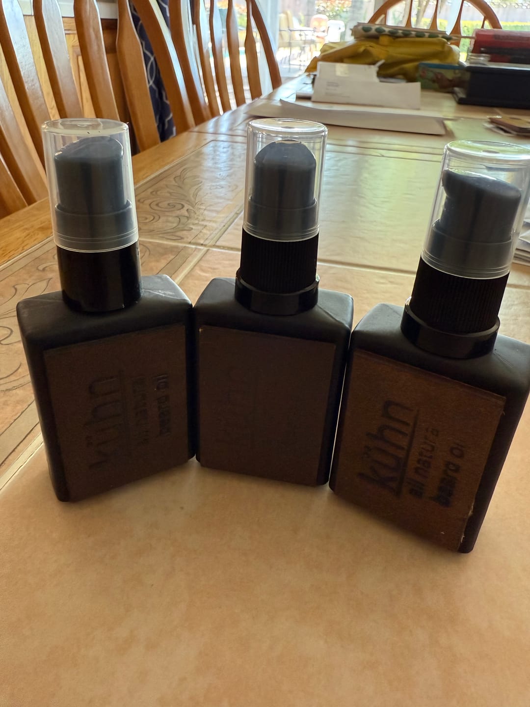 Customer photo review of 3 beard oil gift set (NEW)