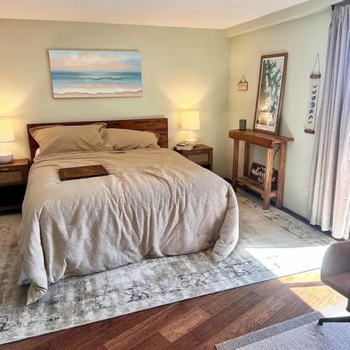 Customer photo review of Ocean And Sky Textured Painting Canvas #OS027