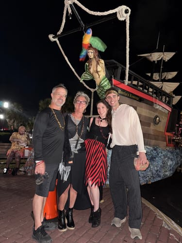 Customer photo review of Pirate Murder Mystery Host Your Own Game Kit