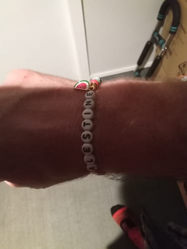 Customer photo review of Palestine Freedom Bracelet