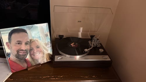 Customer photo review of Custom Vinyl Records
