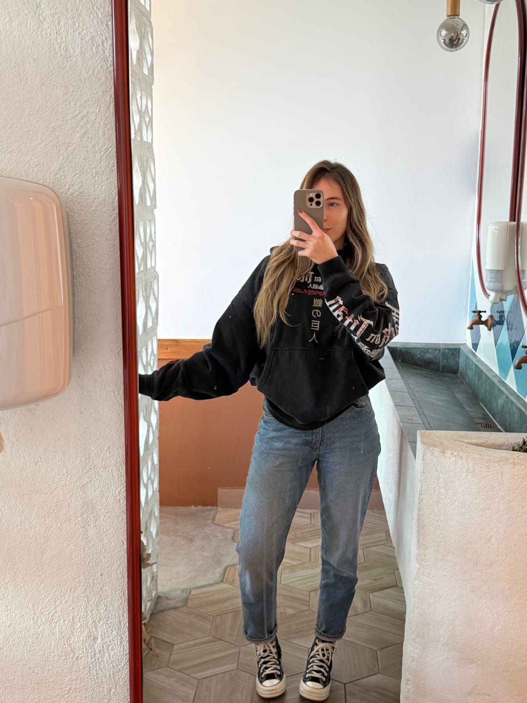 Customer photo review of 5129 - AOT©  x YLA Pullover Hoodies