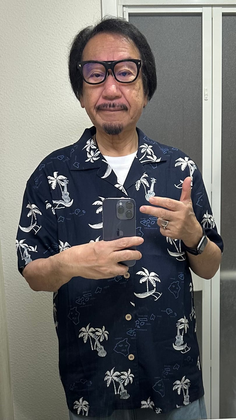Customer photo review of ブルーハワイ アロハシャツ