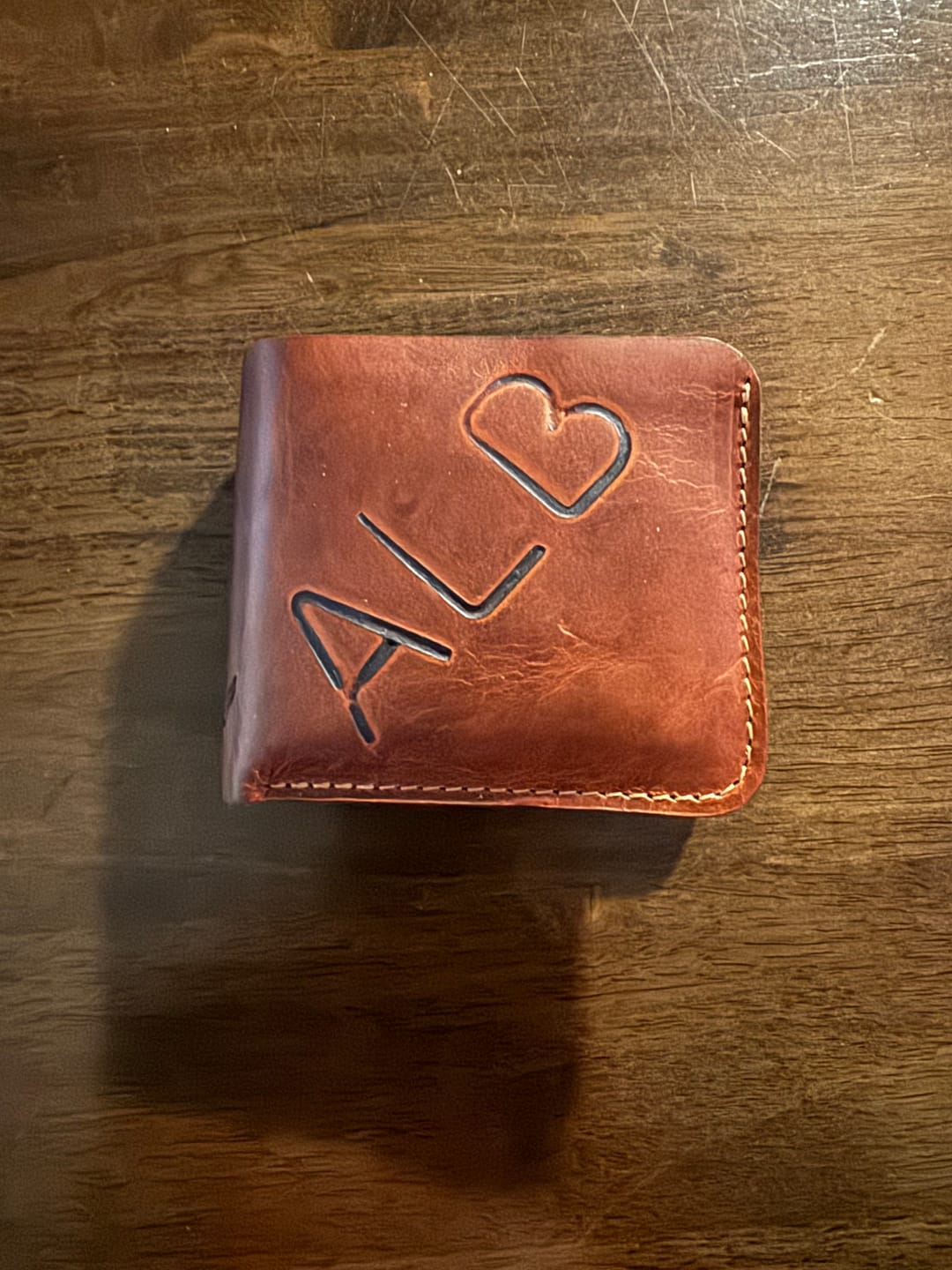 Customer photo review of Big Bend Bifold Wallet