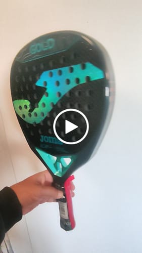 Customer video review of Pala Padel Joma Gold Negro Turquesa
