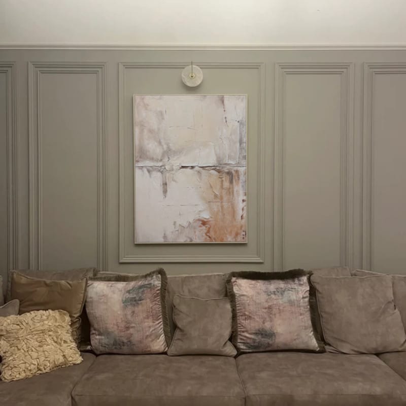 Customer photo review of Abstract Painting Canvas #AP173