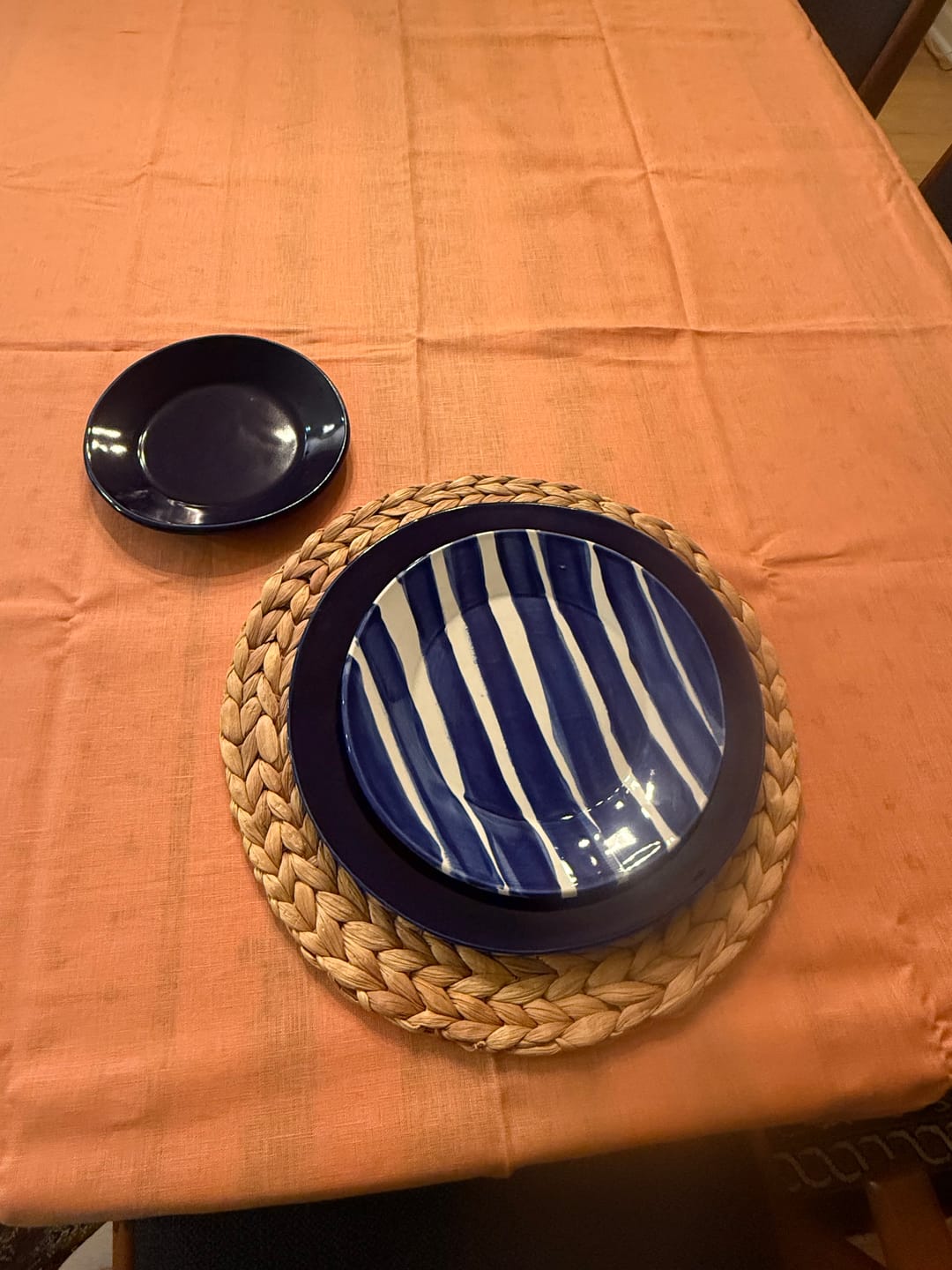 Customer photo review of Classic Hemstitch Tablecloth