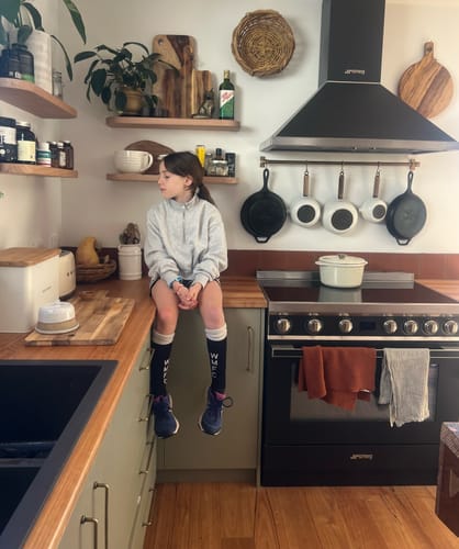 Customer photo review of Curved Floating Shelf