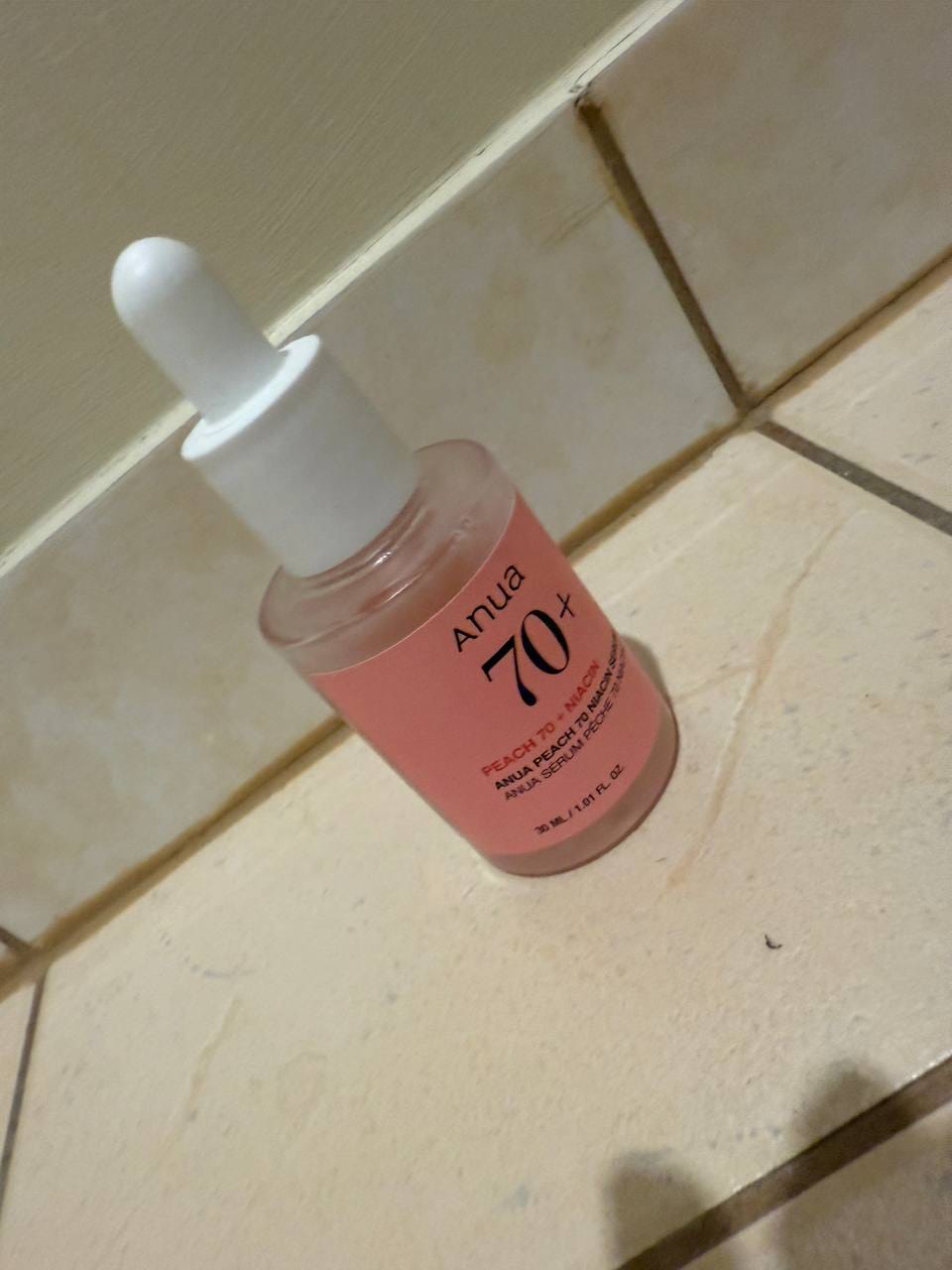 Customer photo review of Serums ar persiku gludai un mirdzošai ādai Anua Peach 70 Niacin Serum