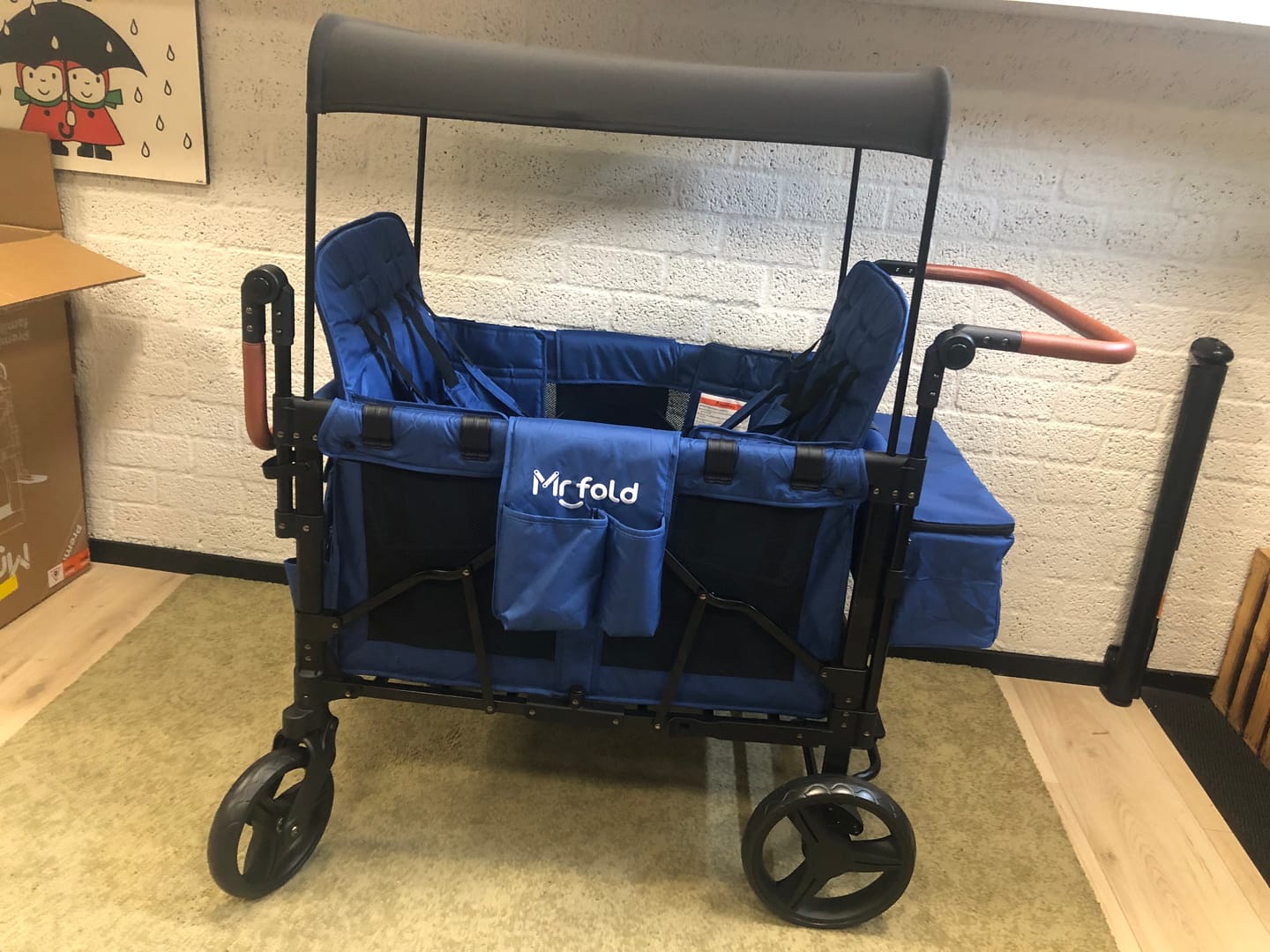 Customer photo review of P-Series Luxe 4-zits kinderkar