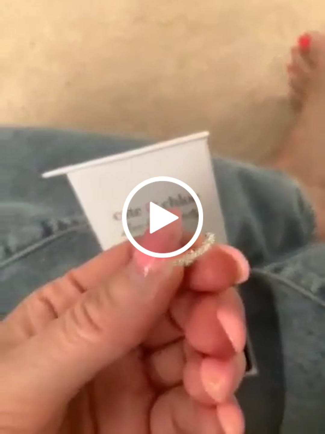 Customer video review of Isabella 18k White Gold Plated Sterling Silver Ear Climber Earrings with Simulated Diamond Crystals