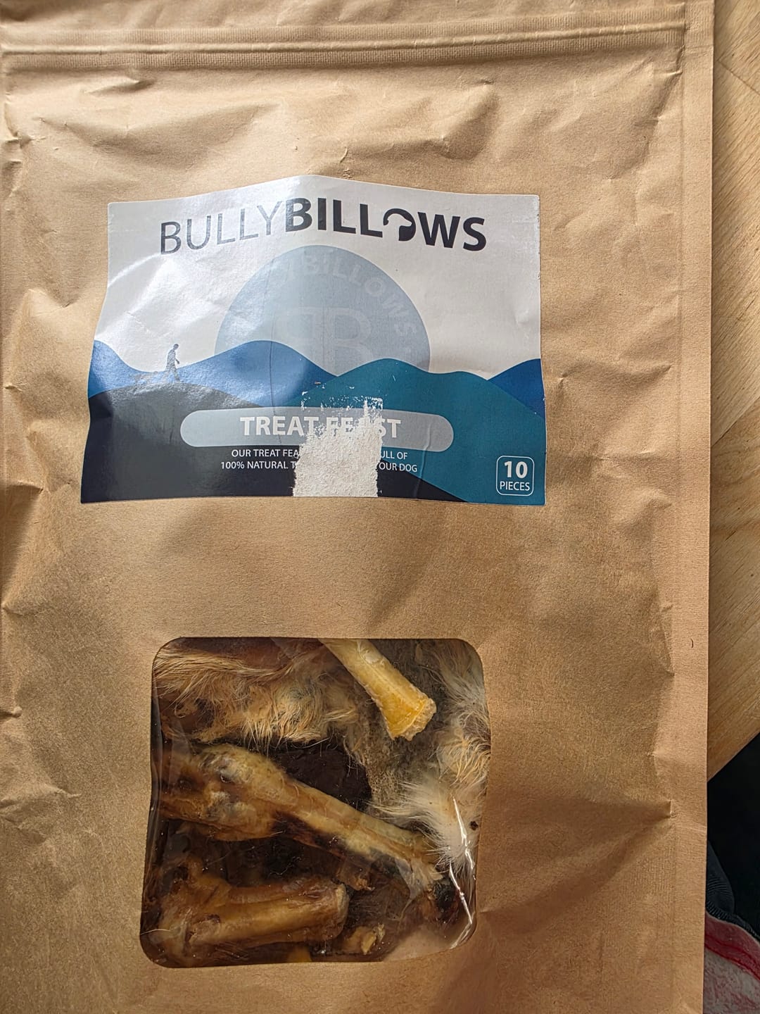 Customer photo review of Dog Treat Variety Bag - 10 Pieces