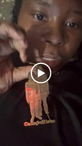 Customer video review of Custom Photo Engraved Pendant Necklace