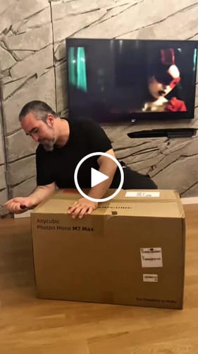 Customer video review of Anycubic Photon Mono M7 Max