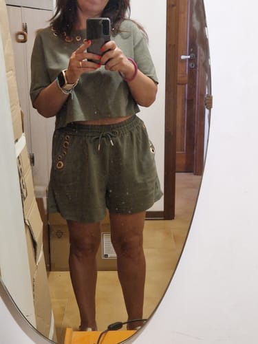 Customer photo review of Completo Sportivo Top quality - verde militare