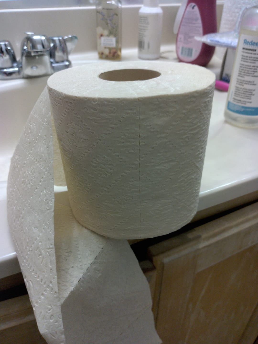 Customer photo review of Essential Toilet Paper 12 Single Roll Box