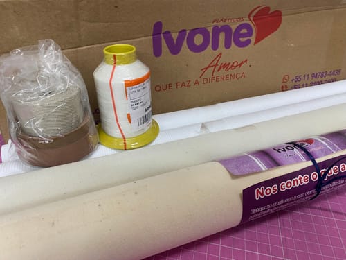 Customer photo review of LINHA 60/1500M COR NATURAL 1 TUBO