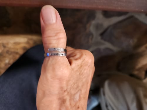 Customer photo review of Just Breathe Ring