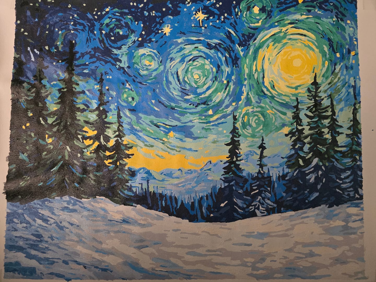 Customer photo review of Starry Night Christmas