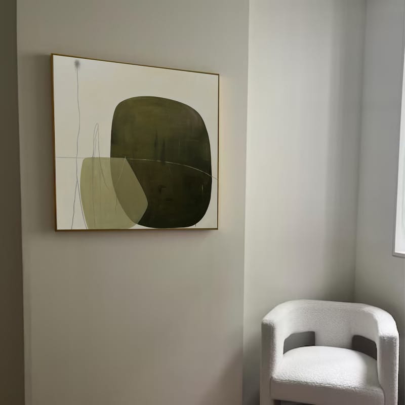 Customer photo review of Abstract Painting Canvas #AP184