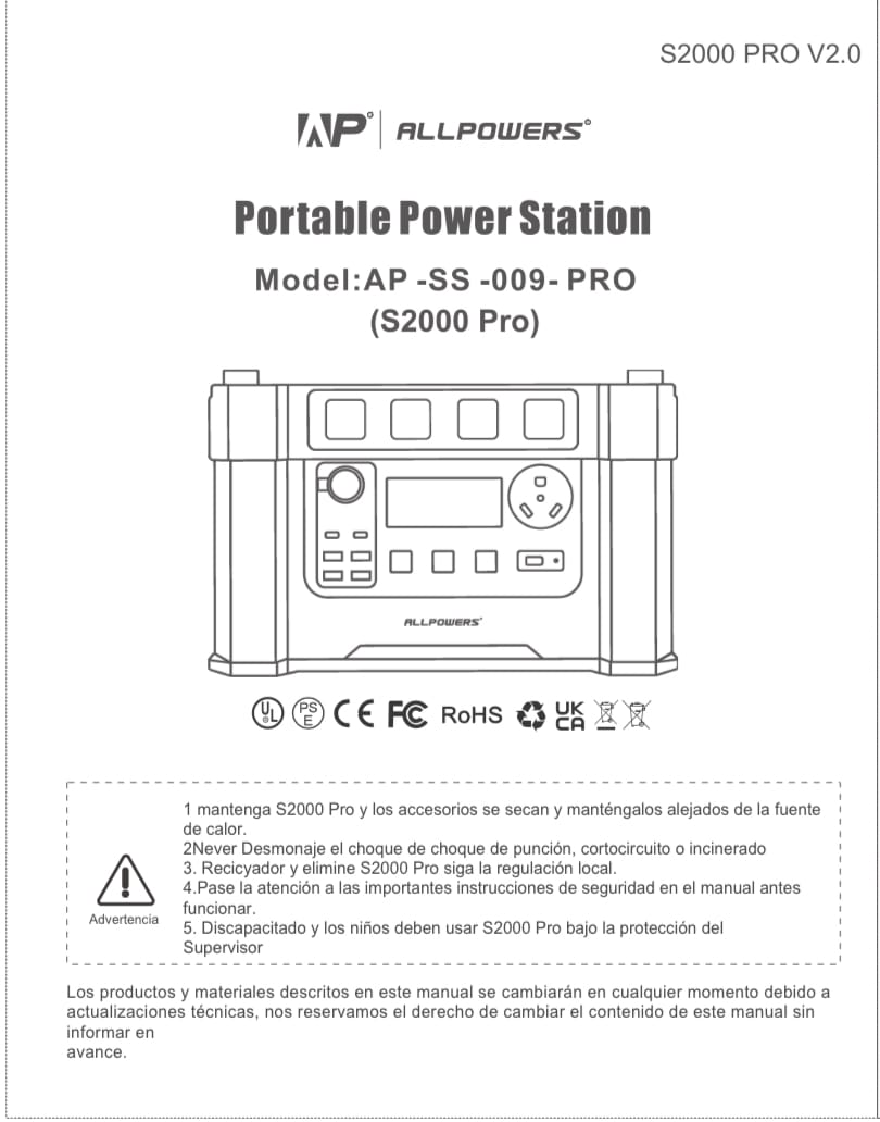 Customer photo review of ALLPOWERS S2000 Portable Power Station 2000W 1500Wh