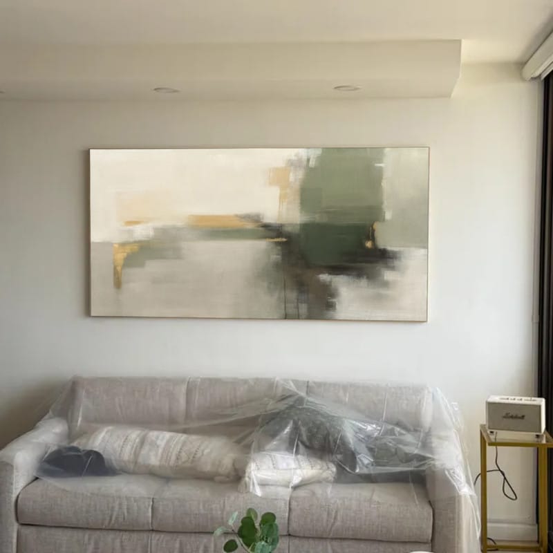 Customer photo review of Abstract Painting Canvas #AP165