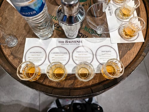 Customer photo review of Liquor Lineup's The Balvenie Whisky Father’s Day Pairing Experience Charcuterie Board and Hand Rolled Cigars