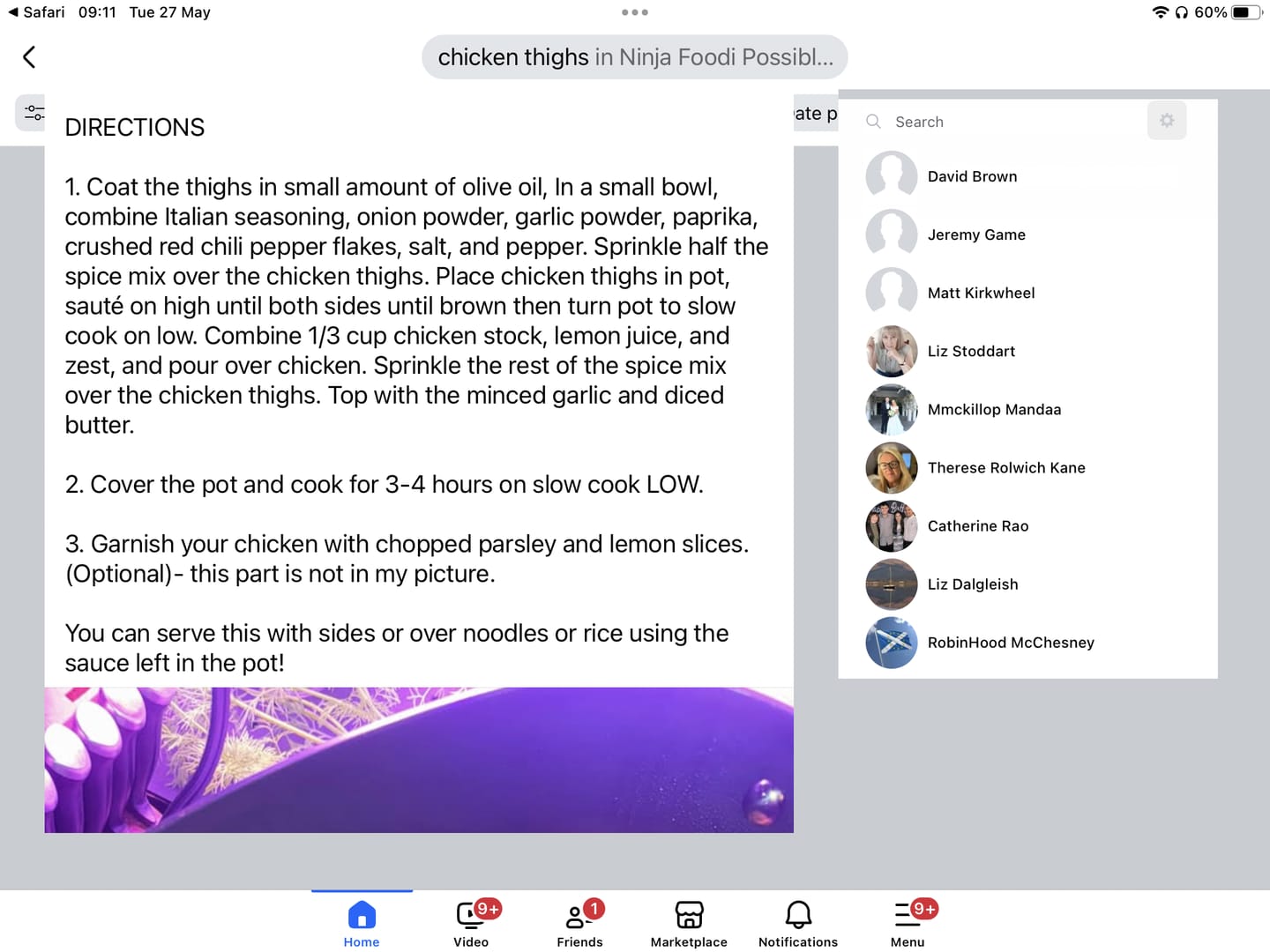 Customer photo review of Plain Dress Net Fabric