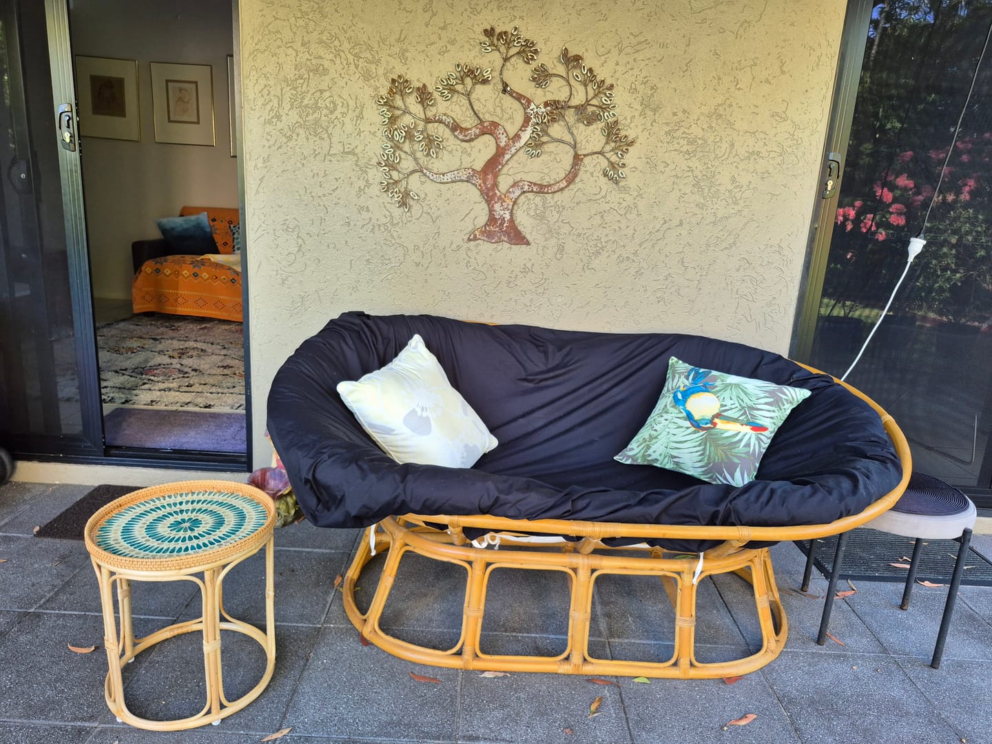 Customer photo review of Serene Rattan Table