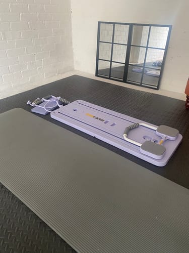 Customer photo review of Reformly Pilates Board + 60-Day Transformation Program