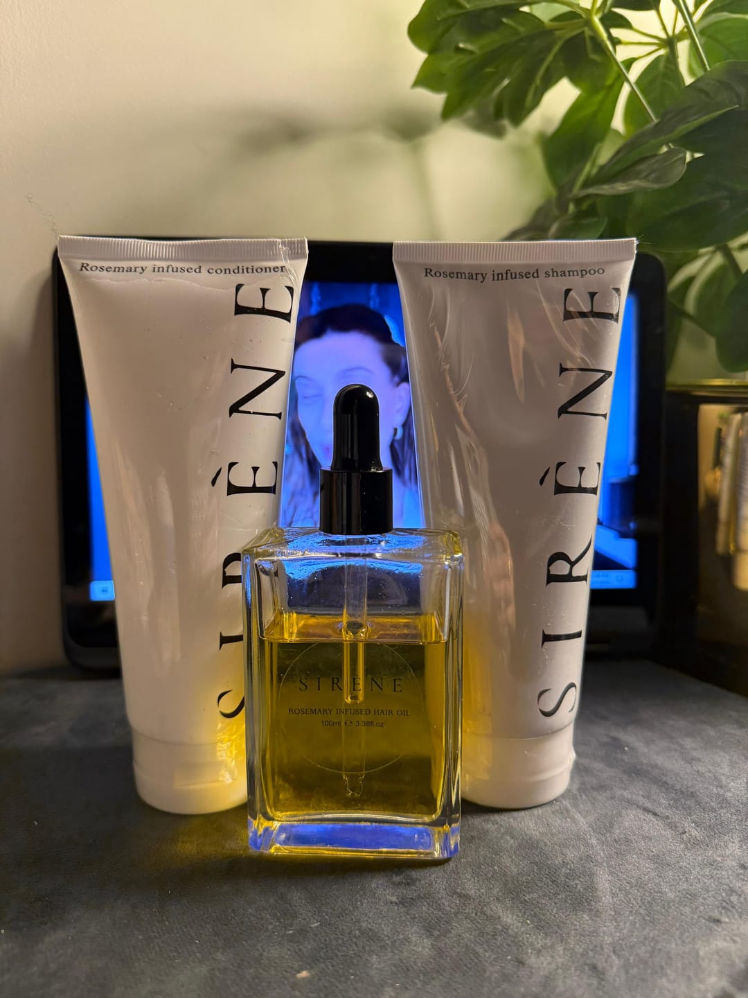 Customer photo review of Rosemary Hair Oil