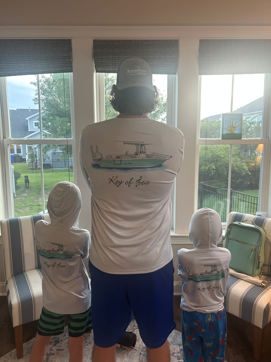 Customer photo review of Youth/Kids Dri-Fit Custom Fishing Hoodie