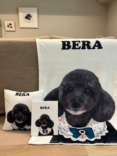 Customer photo review of Petcanva©オーダーメイド ペット似顔絵