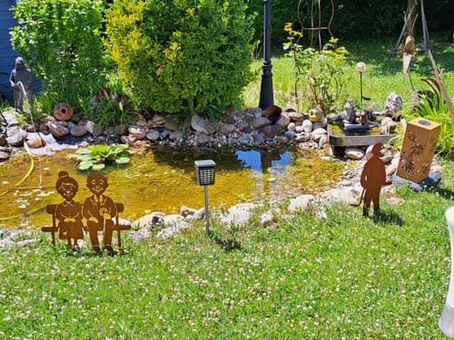 Customer photo review of Gartenstecker Oma & Opa