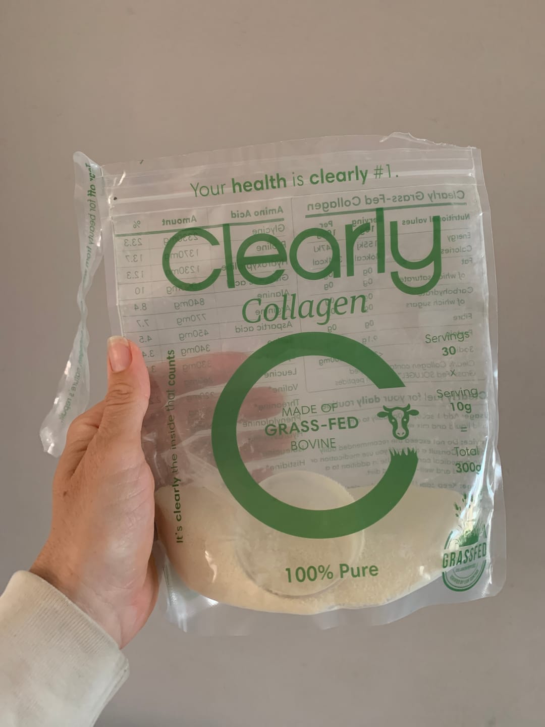 Customer photo review of Grass-fed Collagen