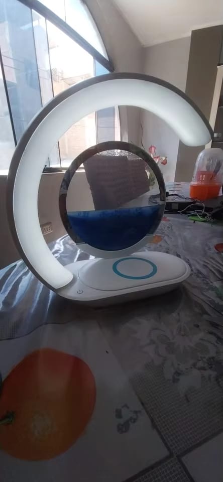 Customer photo review of Sandflow Bedside Lamp