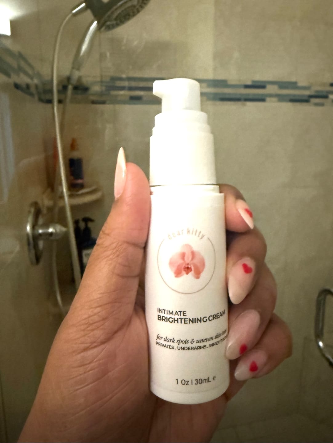 Customer photo review of Dark Spot Brightening Cream